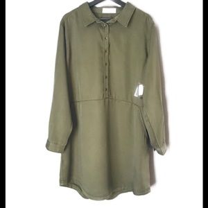 ❗️SALE❗️Time And Tru NWT Button Down Shirt Dress